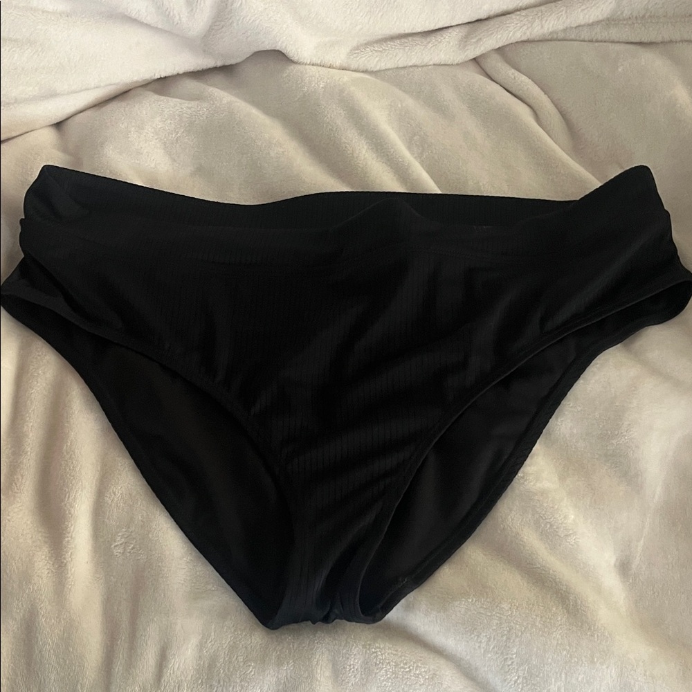 Decree Black Swim Bottoms